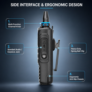 Baofeng BF-K7 Dual Band <b>Walkie</b> <b>Talkie</b> IP67 Waterproof Heavy Duty <b>Walkie</b> <b>Talkie</b> 10W Tri-Power 1000CH Long Range Two Way Radio - Product Image 4