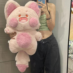 Adorable Gato Dudu de Peluche de 50-90 cm, Muñeco Kawaii, Gato Doodle, Oso Meow, <span class=keywords><strong>Mapache</strong></span>, Gato Dudu de Peluche Suave, Juguetes de Peluche Grandes - Product Image 4