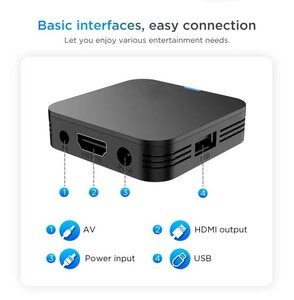 Mini Box <span class=keywords><strong>TV</strong></span> Android 2026 en Gros, Allwinner H313 <span class=keywords><strong>4K</strong></span> 60fps, Android 10, Quad Core, WiFi, 1 Go RAM, 8 Go Stockage - Product Image 2