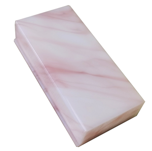 Custom Logo Acrylic Lash <b>Storage</b> <b>Box</b> with Lid Reusable Eyelash Extension Training Container - Product Image 2
