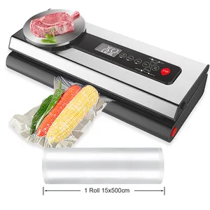 Stainless Steel Portable Household Food Sealing Storage Automatic Packing Vacuum Sealer