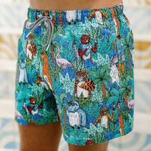 Pantalones Cortos de Moda para Hombre, Estampados, Tie Dye, Traje de Baño, Shorts de Playa, Fabricante, Logotipo Personalizado, Shorts de Surf para Hombre - Product Image 4