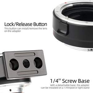 Adaptateur d'objectif d'appareil photo à mise au point automatique EF-EOSR pour objectif <span class=keywords><strong>Canon</strong></span> EF EF-S vers appareils photo <span class=keywords><strong>Canon</strong></span> R7/6/10 R5C <span class=keywords><strong>R3</strong></span>/5 RP à monture RF - Product Image 4