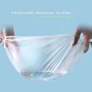 Lot de 100 bonnets de douche jetables imperméables en PE pour cheveux - Product Image 4