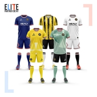 Uniformes de fútbol transpirables personalizados azul y blanco conjunto Club Team Bulk Soccer Jersey 22/23