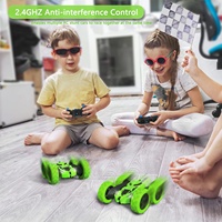 KK nouveau Double face cascadeur roulant télécommande voiture LED éclairage 2.4 GHz pour les garçons télécommande dérive voiture divertissement