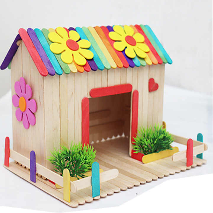 Lot De 8 Bâtons Bois 15x1cm - Pin Naturel Pour Bricolage Et Artisanat