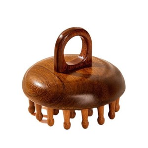 Sandalwood Scalp Massage Comb 28 Tooth Wooden Meridian Comb For Full Body Relaxation And Hair Care - Product Image 2