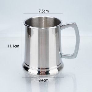 Bia <span class=keywords><strong>Mug</strong></span> 16oz gương tùy chỉnh <span class=keywords><strong>logo</strong></span> màu kim loại đánh bóng thép không gỉ bia Tankard Châu Âu Đảng đôi tường thép không gỉ cup - Product Image 6