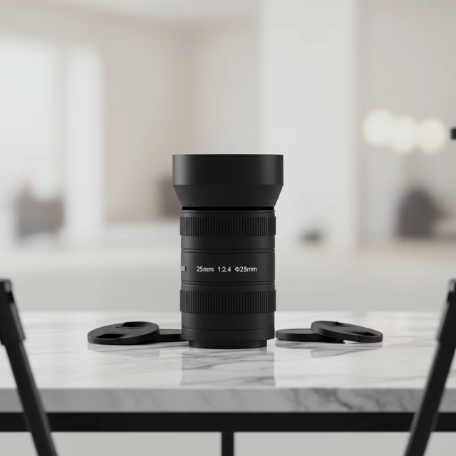 High Definition Line Scan Lens Series 4K7U LBG 2" F2.4 25mm M42 8MP Optical Glass Industrial Filter/Base Size Can Be Customized
