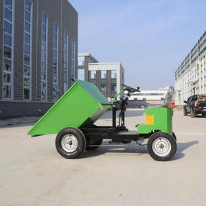 รถสาลี่ยางมินิรถเทไฟฟ้ามินิไซต์รถเทไซต์ติดตามผู้ให้บริการ - Product Image 4