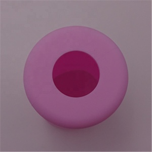 Отличные противоскользящие фиолетовые силиконовые чехлы для бутылок с водой, индивидуальные термоизоляционные изделия из пищевой резины - Product Image 4