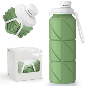Bouteille d'eau créative en silicone, gourde de sport télescopique - Product Image 2