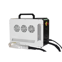 Máquina de Limpieza Láser Pulsada de 50W 100W 200W en Oferta, Herramienta Portátil para Eliminar Óxido, Pintura y Aceite, Limpiador Láser de Mano con Mochila