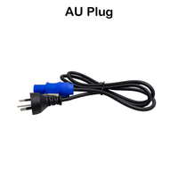 Câble d'alimentation 3 conducteurs noir RGBW pour éclairage de scène, prise XLR standard AU, DMX512 LED pour spectacle événementiel