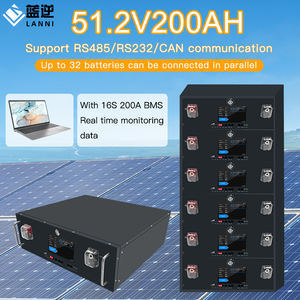 Batería LANNI 48V200AH LiFePO4, China Guangdong, 5~10 kWh, IP54, Montaje en Rack, CAN, RS232, RS485, Híbrida, Fuera de Red, 51.2V200ah - Product Image 5