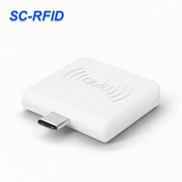 Lecteur de cartes RFID intelligent R65C 13,56 MHz R65D 125 kHz Type-C en matériau ABS pour téléphone Android et contrôle d'accès