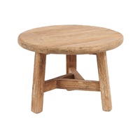 Classique De Luxe Antique Rond Rustique Massif Orme Bois Moderne Ferme Salon Centre Table Basse