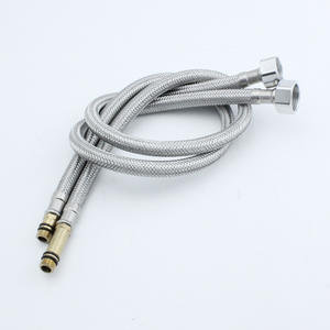 Tuyau <span class=keywords><strong>d</strong></span>'<span class=keywords><strong>arrivée</strong></span> <span class=keywords><strong>d</strong></span>'<span class=keywords><strong>eau</strong></span> en acier inoxydable 304 tressé, durable, flexible, installation facile, <span class=keywords><strong>robinet</strong></span> de salle de bain moderne, extrémité pointue allongée - Product Image 4