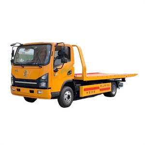 Reliable Shacman 3 Ton 5 Ton <b>Flatbed</b> Wrecker <b>Truck</b> 4x2 Slidebed Recovery <b>Truck</b> with 4000kg Winch - Product Image 1