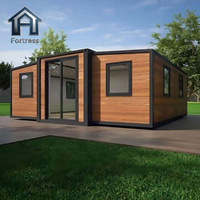 Rumah Prefabrikasi Modular Kontainer yang Dapat Diperluas, Pemasangan Cepat, Dapat Disesuaikan, Terbuat dari Panel Sandwich