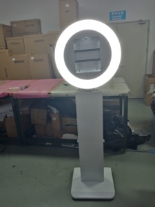 Dễ dàng thiết lập kim loại gian hàng vỏ Vòng ánh sáng xoay xách tay Đảng Selfie Pro Air <span class=keywords><strong>Ipad</strong></span> ảnh gian hàng - Product Image 2