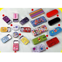 Usine de Guangzhou Mini boîte en métal personnalisée avec couvercle coulissant Emballage en métal Bougie Pilule Chewing-gum Mini caisse en étain Bonbons