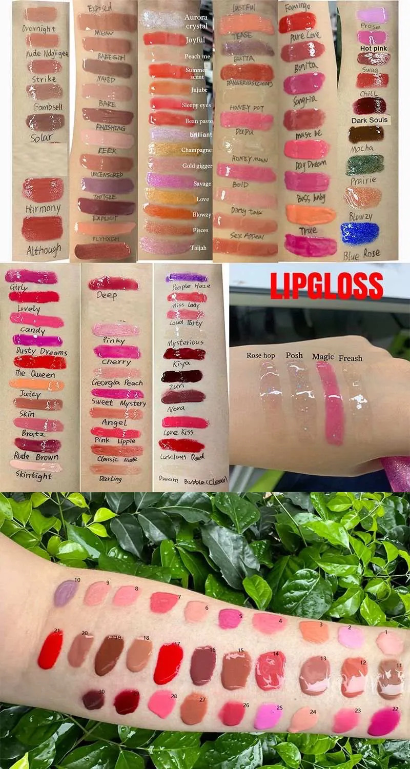 colores de brillo labial