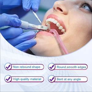 Punta de succión <span class=keywords><strong>dental</strong></span> de materia prima de alta calidad con forma no rebotada fácilmente doblada/eyector de saliva para área <span class=keywords><strong>dental</strong></span> - Product Image 6