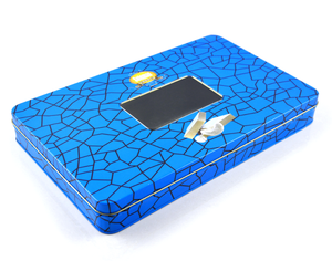 Tùy chỉnh hình chữ nhật hình dạng hộp thiếc thẻ kinh doanh trò chơi mini xếp chồng <span class=keywords><strong>tin</strong></span> với trong suốt - Product Image 6