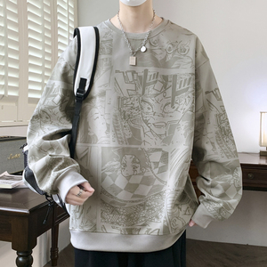 Suéter de Terciopelo para Hombre, Diseño 2025, Otoño, Talla Grande, Color Sólido, Corte Regular, Informal, Cómodo y Transpirable, ODM - Product Image 3