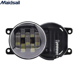 ไฟตัดหมอก LED MMR ขนาด 3.5 นิ้ว 7LED เลนส์ LED 35W 6500LM 12V สีเหลืองอำพัน/สีขาว ไฟเดย์ไลท์ DRL สำหรับรถยนต์ ไฟหน้าสำหรับขับขี่ อุปกรณ์ตกแต่ง - Product Image 2