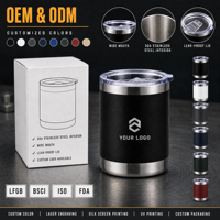 En stock – Tasse de voiture isotherme sous vide en acier inoxydable 304 de 12 oz avec poignée, revêtement prêt pour la sublimation, impression de logo sur mug