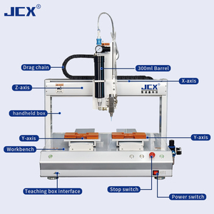 Ba trục <span class=keywords><strong>CNC</strong></span> Tự động pha chế máy điện thoại di động màn hình xe đèn hậu quần áo đồ trang sức LED - Product Image 2