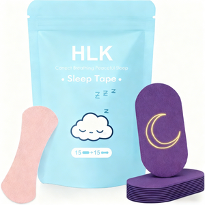 Tiras Nasales HLK con Aroma Personalizado Extra Fuerte, Hipoalergénicas, Anti Ronquidos, Tiras para Dormir, Cinta Bucal y Tiras Nasales - Product Image 1