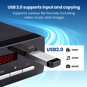 Lecteur DVD/VCD domestique HD 1080P sans région, modèle d'usine le plus vendu, pour home cinéma, avec câbles RCA inclus - Product Image 4