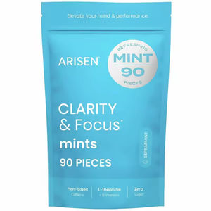 Tabletas de Suplemento Cerebral OEM, Mentas Neuroenergéticas y de Enfoque, Mentas para el Aliento con 80 mg de Cafeína Natural, Vitaminas B y L-Teanina - Product Image 1