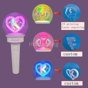 Richshining - Barra de Luz LED con Forma de Diamante Personalizada, Control Remoto, 15 Colores Cambiantes, para Cantantes de K-pop - Product Image 5