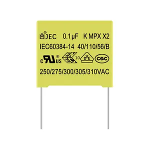 EMI bastırma Mpx X2 Film kondansatör 275v 334 kapasitör Dc Ac darbe devreleri Classx2 için 0.39uf güç kondansatör