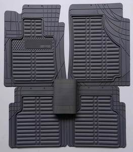 Ensemble de tapis de voiture universels en PVC imperméable 3D de luxe, 4 pièces, tapis de sol décoratifs pour l'intérieur de la voiture, pour toutes les voitures - Product Image 1