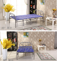 Matelas pliant simple en métal pour hôtel, Camping, maison