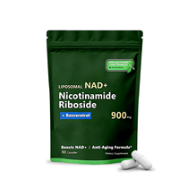 Capsules de renforcement de NAD+ de qualité supérieure - Formule liposomale antioxydante pour la santé cellulaire et l'énergie. Produits véganes en marque privée pour adultes