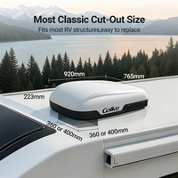 Climatiseur de toit premium 48V alimenté par batterie, refroidisseur de stationnement avec contrôle par application pour camion, camping-car, caravane, motorhome