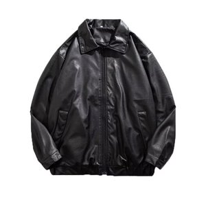Jaqueta de Couro Masculina com Gola Alta, <span class=keywords><strong>Cardigan</strong></span>, Jaqueta de Motocicleta, Casaco de Primavera por Atacado - Product Image 4