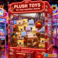 Peluche douce de 8 pouces, jouet en peluche, vente en gros pour machine à griffes, prix de jeu, magasin d'amusement, distributeur automatique, cadeau pour enfants