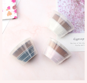 55 brocha de maquillaje de base 3 colores <span class=keywords><strong>BB</strong></span> crema brocha de maquillaje al por mayor brocha de base curvada profesional maquillaje - Product Image 2