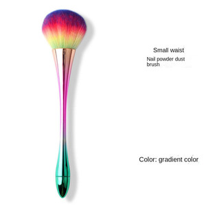Brocha de maquillaje para polvos de cintura pequeña, de pelo suave y gran tamaño, para polvos sin azúcar, polvos de maquillaje, colorete y polvo de uñas - Product Image 4