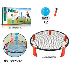 Disque Volant Extérieur en Plastique 2-en-1 et <span class=keywords><strong>Trampoline</strong></span> Gonflable sur le Thème du Sport, Jouet de Saut Amusant - Product Image 6