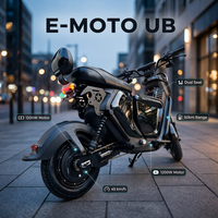 Moto électrique tout-terrain 1200W 14 pouces avec frein à disque étanche, directement de l'usine, pour l'aventure en extérieur