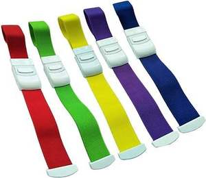 Garrot médical réglable élastique, premiers secours, libération rapide, boucle de sport, ceinture d'urgence, arrêt des saignements, bandages pour blessures - Product Image 4